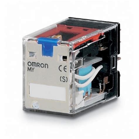 My4in Dc24s Omron Omron Plug In Latching Power Relay 24v Dc Coil