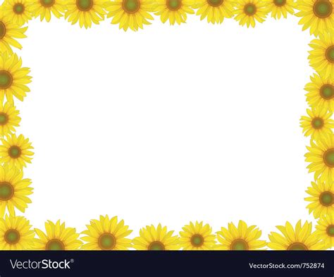 Sunflower Border Frame