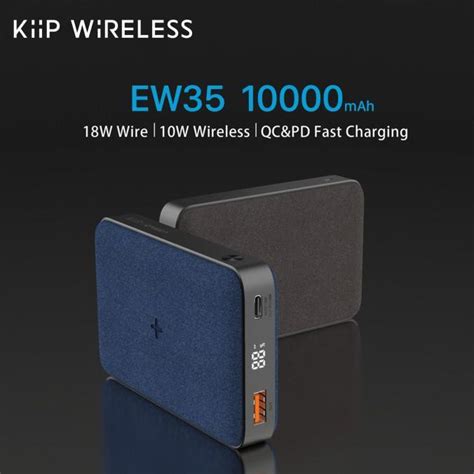 Jual Kiip Wireless Power Bank 10W Fast Charging Pd Qc 3 0 10000 Mah