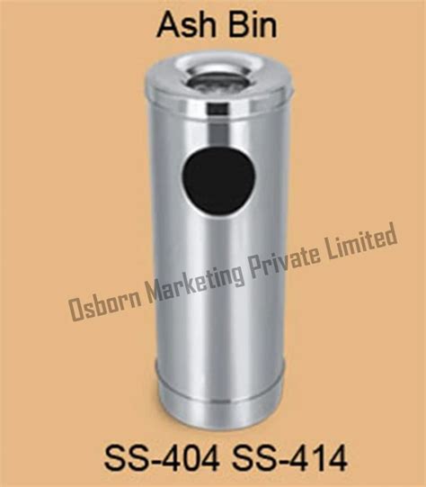 Open Top Stainless Steel Ash Bin For Office Capacity 60 L At Best