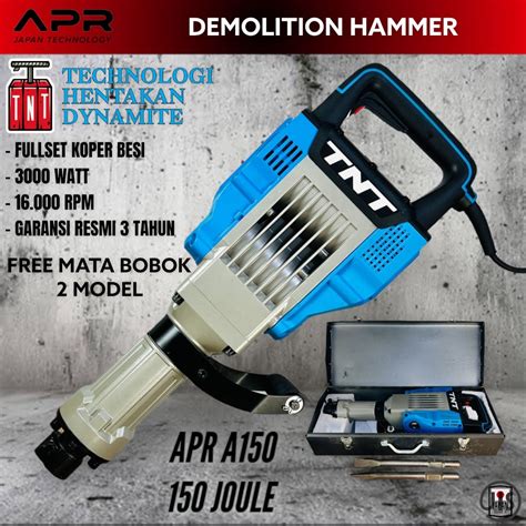 Jual APR JAPAN Mesin Bor Bobok Tembok Beton Aspal Impact Jack Hammer