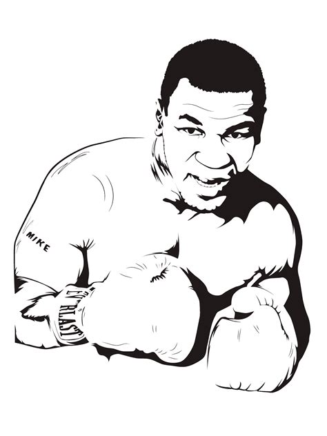 Mike Tyson Stencil