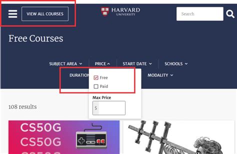 Harvard University Free Online Courses