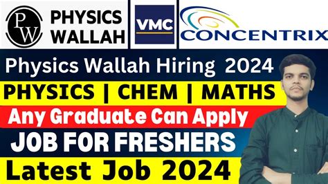 Physics Wallah Hiring Concentrix Hiring For Freshers VidyaMandir