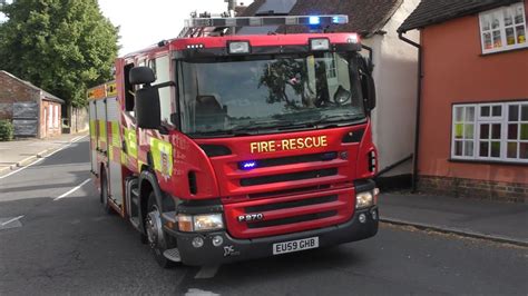 Essex Fire And Rescue Service Thaxted Rp Responding Youtube