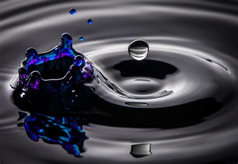 Wallpaper Jeff Water Flash Drop Freeze Droplet Splash Milsteen