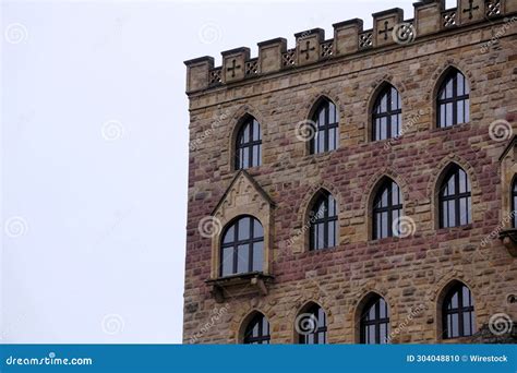 Medieval Hambach Castle (Hambacher Schloss) in Neustadt Germany Stock Photo - Image of hambach ...