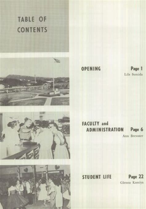 Explore 1959 Kaimuki High School Yearbook, Honolulu HI - Classmates