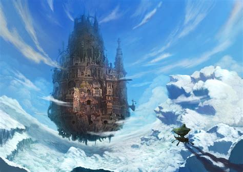 Floating Castle by breaktim on DeviantArt