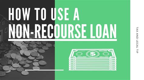 What Is A Non Recourse Loan And How To Use It Mark J Kohler Tax