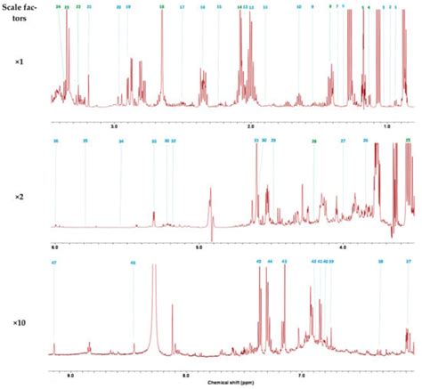 Molecules Free Full Text H Nmr Metabolomics As A Tool For