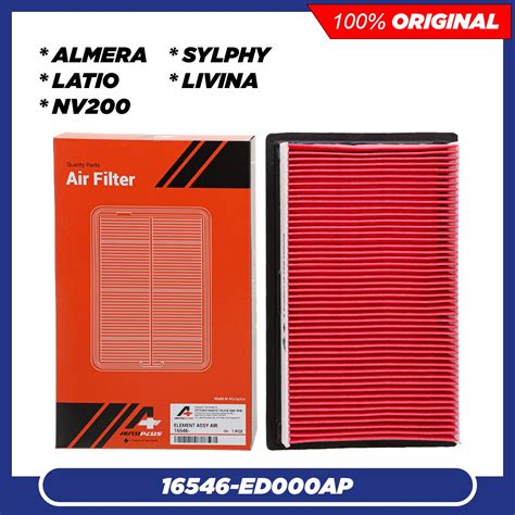 Nissan Tan Chong Air Filter Almera Latio Sylphy G L Livina