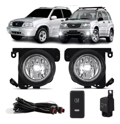 Kit Farol Auxiliar Suzuki Vitara Escudo 2000 Botão Original Frete grátis