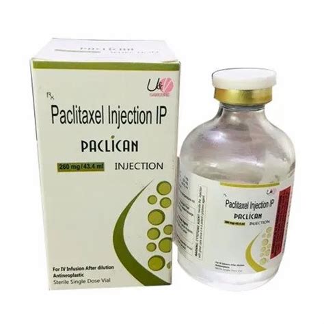 Paclitaxel Injection IP 260 Mg At Rs 10901 Piece Anzatax In New Delhi