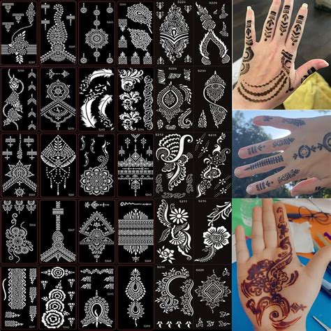 Aggregate 163 Mehndi Tattoo Stickers Online Best Jtcvietnam Edu Vn