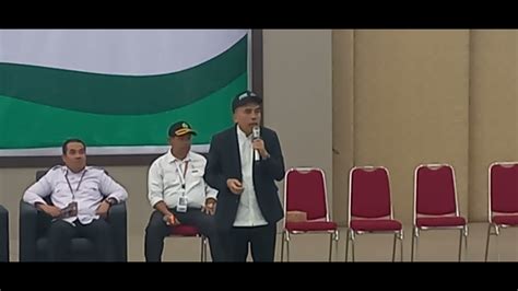 DR JUMARIM MHI SOSIALISASI VISI FTK UIN MATARAM PADA PBAK MAHASISWA