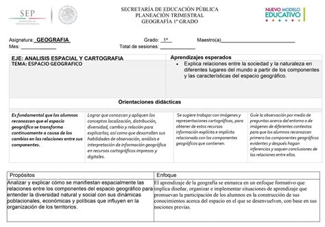 Planeaciones De Primero De Secundaria Image To U