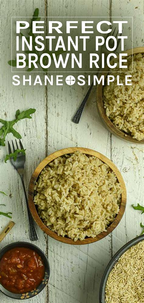 Perfect Instant Pot Brown Rice Receta