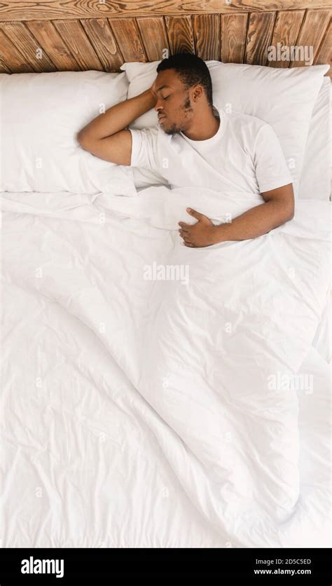 Sleeping Bed Adult Above Hi Res Stock Photography And Images Alamy