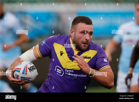 Ellis Robson Of Newcastle Thunder Heads For The Try Line During The