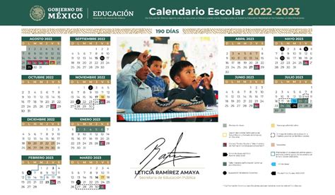 ¡oficial Descarga El Calendario 2022 2023 De La Sep Actualizado