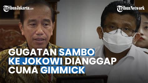 Tanggapan Santai Mahfud Md Terkait Gugatan Ferdy Sambo Ke Presiden