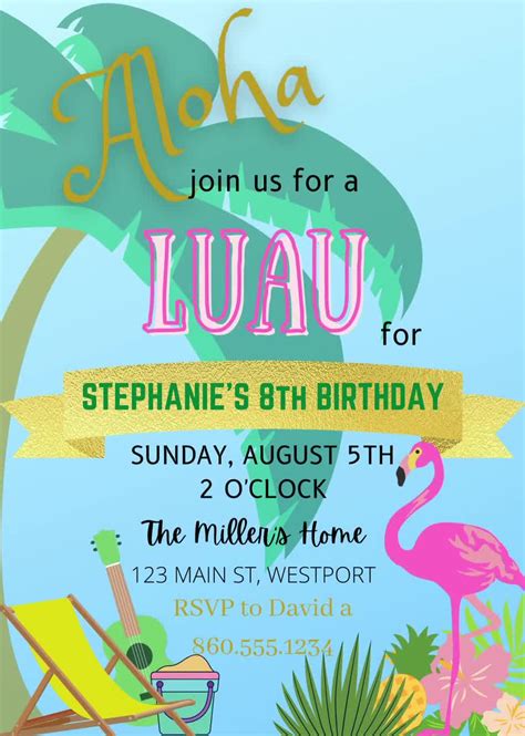 Free 20 Beautiful Beach Party Invitation Designs In Psd