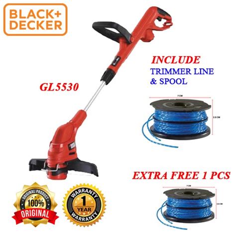 Black Decker B D Gl Grass String Trimmer Mesin Rumput W Foc