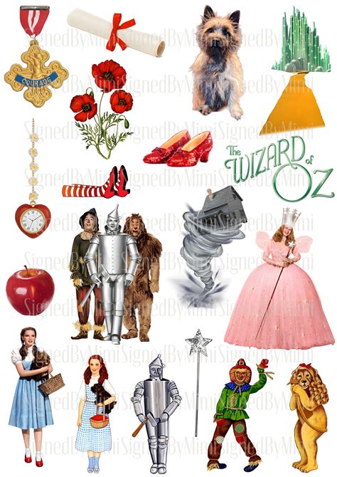 Wizard of Oz PNG Separate Instant Download Digital Image - Etsy