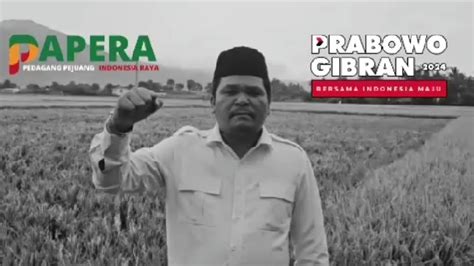 Intruksi Ketua Umum Papera Dan Tani Merdeka Jemputlah Suara Pak Prabowo