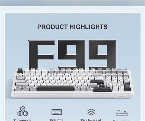 Aula F Customized Mechanical Keyboard Keys The Three Mode Connection Hot Swap Gasket