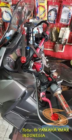 Ganti Stang Yamaha XMAX Dengan Stang Fatbar Atau Stang Jepit Brosis