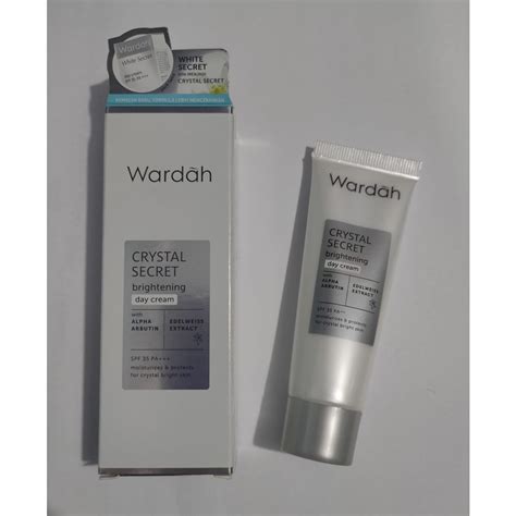 Wardah Crystal Secret Day Cream 15ml WHITE SECRET KEMASAN BARU