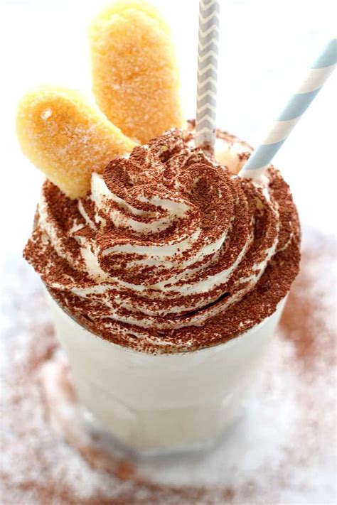 Tiramisu Milkshake Recipe Crunchy Creamy Sweet