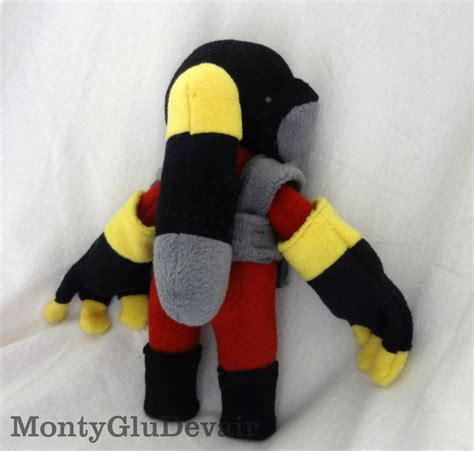 Pyro Plush 3 Back View By Montygludevair On Deviantart