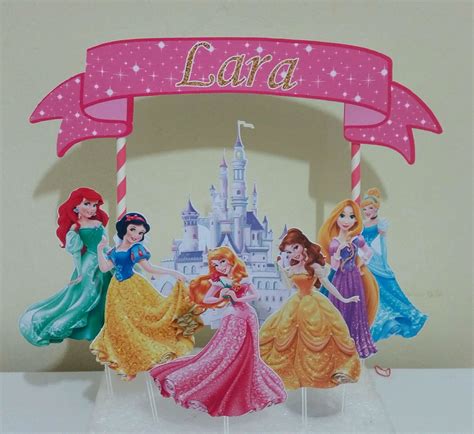 Topo De Bolo Das Princesas Da Disney Para Imprimir Compartilhar Bolo