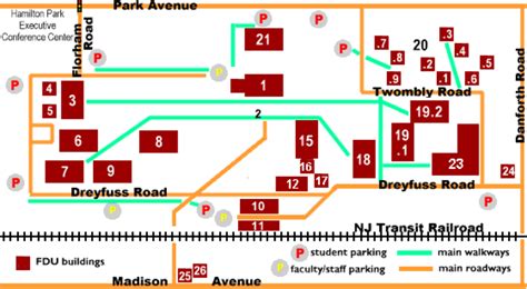 Schematic Map | Fairleigh Dickinson University