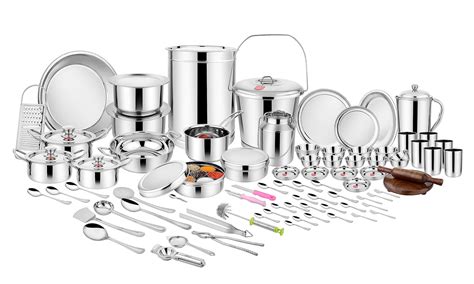 Classic Essentials Kitchen Set For Home Stainless Steel 101 Shagun Set