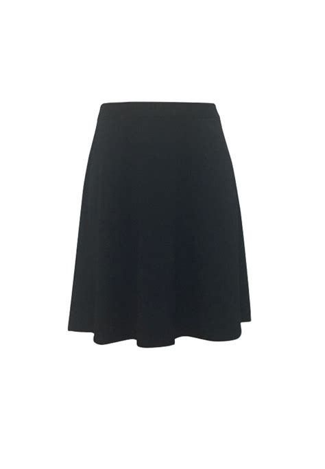 Plus Size Knee Length Flare Skirt With Side Pockets Plus Size Clothes