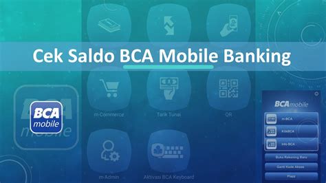 Cek Saldo Bca Mobile Banking Hmobiledesktop Youtube