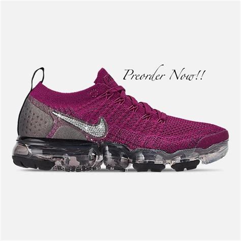 Swarovski Women S Nike Air Vapormax Flyknit 2 Burgundy Etsy Nike