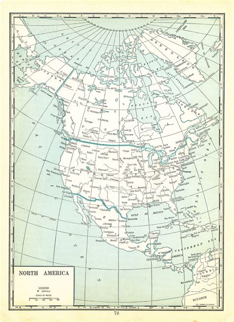 Atlas Map Of North America