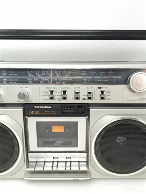 Toshiba Rt 7760s Stereo Radio Cassette Recorder Boombox Vintage Tuner Eur 14999 Picclick Fr