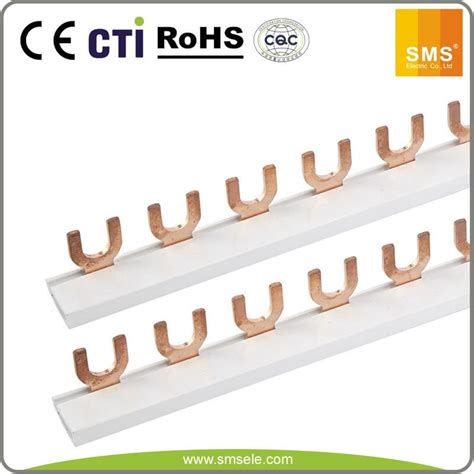 1P Tinned Mcb Comb Copper Busbar For Distribution Board Pane Tradekorea