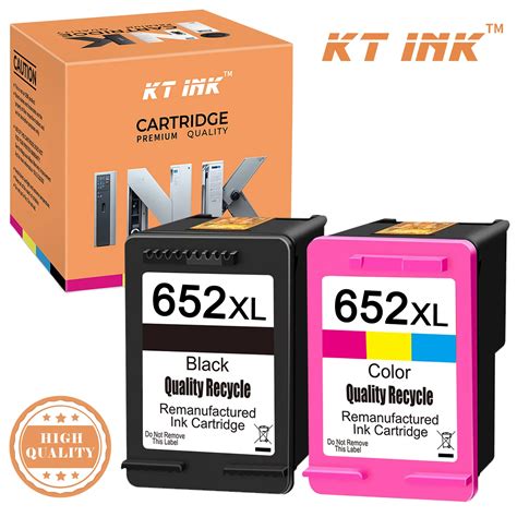 KT INK 652XL Ink Cartridge Compatible For HP 652 For HP 652XL Deskjet