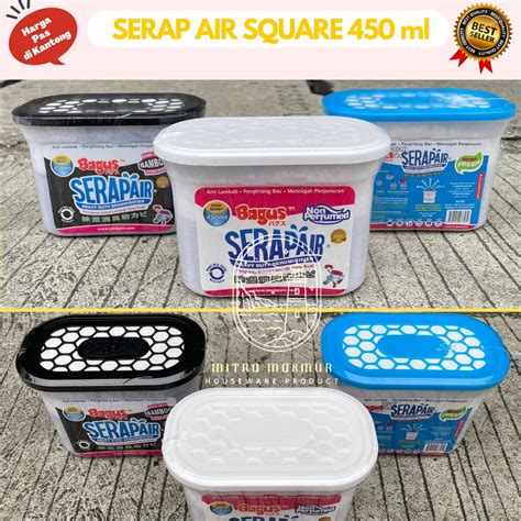 Jual NEW BAGUS SERAP AIR SQUARE BOX 450 Ml PENYERAP AIR RUANGAN