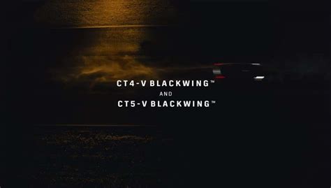 Cadillac Confirms New Blackwing Models Will Debut Feb. 1 - The Detroit ...