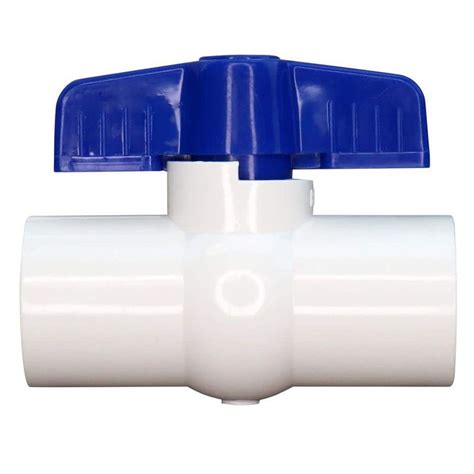 Everbilt In X In Pvc Sch Slip X Slip Ball Valve Pvcbv