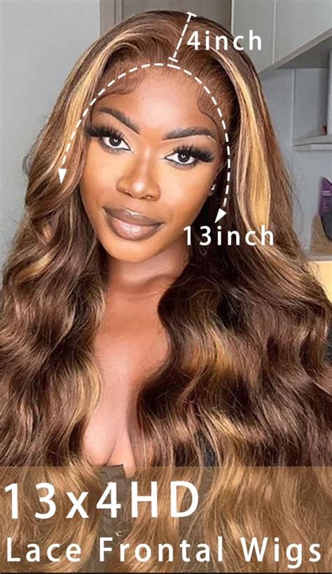 PHENOMENAL34 HONEY BLONDE 4 27 BODY WAVE HUMAN HAIR WIG For Sale In