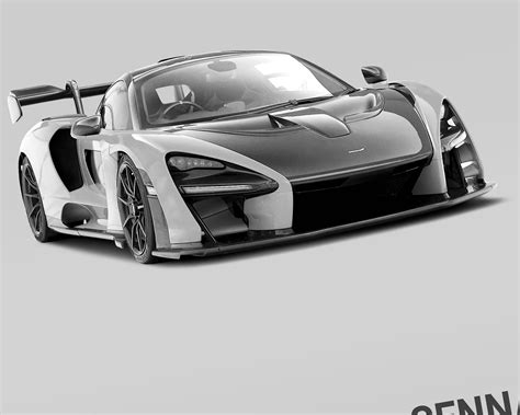 Mclaren Senna Poster Print Wall Art Car Photography Etsy